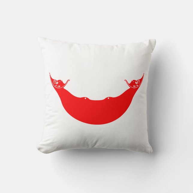 Almofada Bandeira da Ilha da Páscoa (Rapa Nui) (Frente)