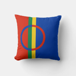 Almofada Bandeira da Lapónia (Natal) (Sami) (Laplander)