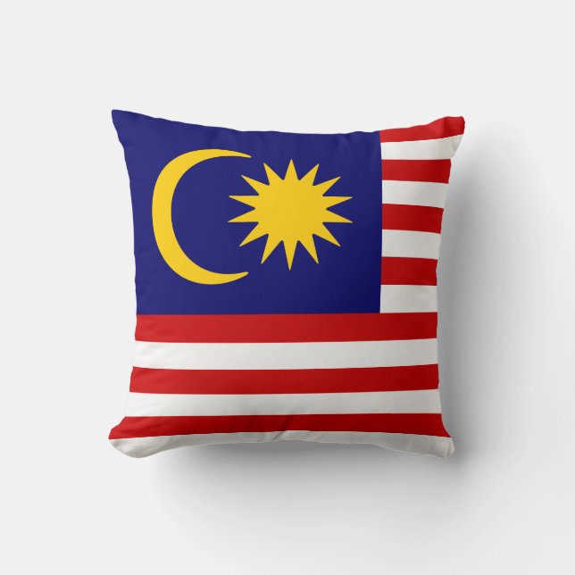 Almofada Bandeira da Malásia (Frente)