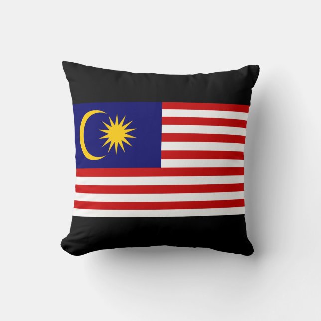 Almofada Bandeira da Malásia (Frente)