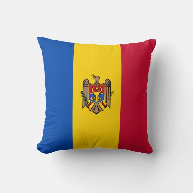 Almofada Bandeira da Moldávia (Frente)