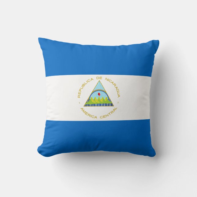 Almofada Bandeira da Nicarágua (Frente)