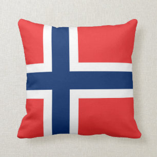 Almofada Bandeira da Noruega