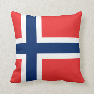 Almofada Bandeira da Noruega