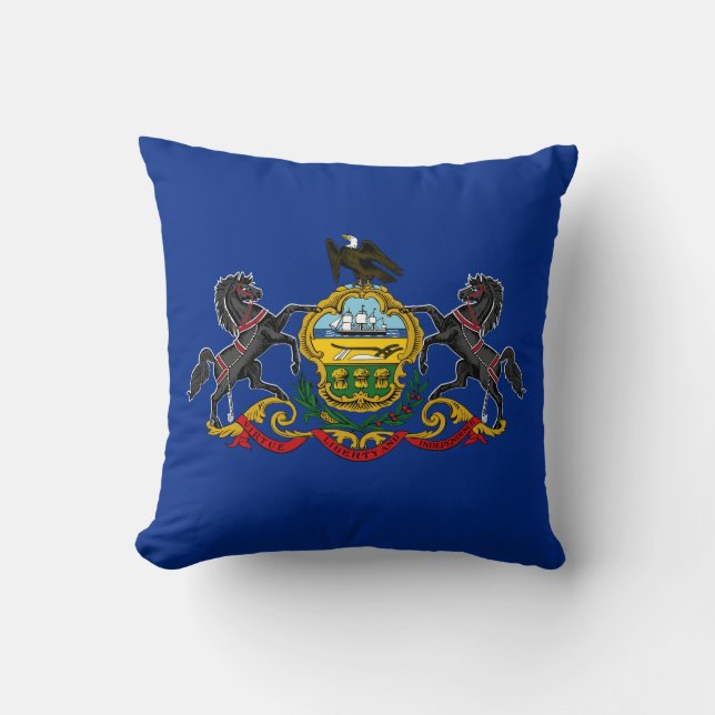 Almofada Bandeira da Pensilvânia (Frente)