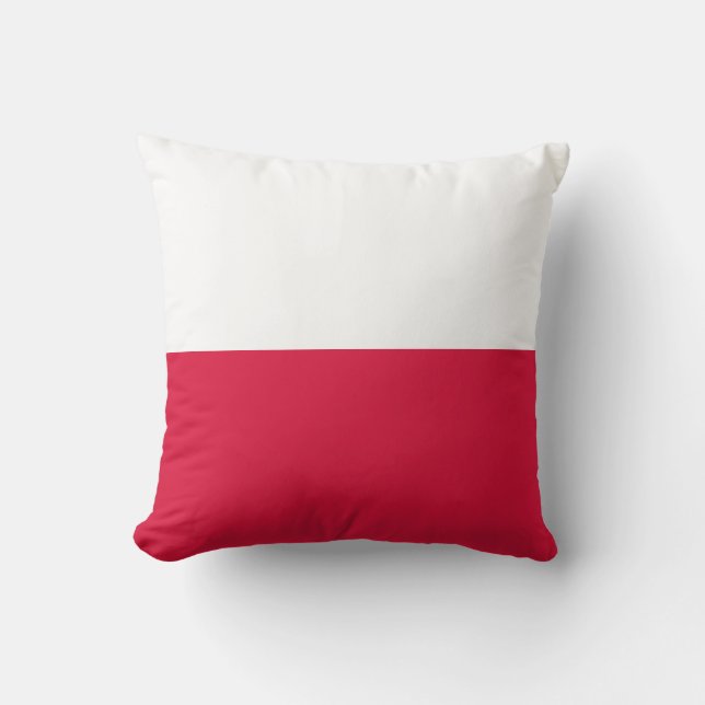 Almofada Bandeira da Polônia (Frente)