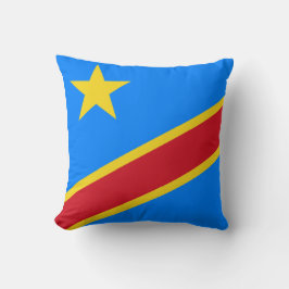 Almofada Bandeira da RDC (República Democrática do Congo)