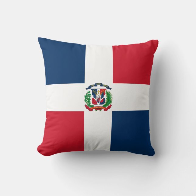 Almofada Bandeira da República Dominicana (Frente)