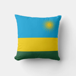 Almofada Bandeira da Ruanda (Ruanda) (País Africano)