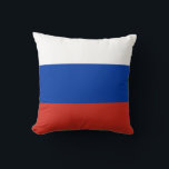 Almofada Bandeira da Rússia<br><div class="desc">Bandeira patriótica da Rússia.</div>