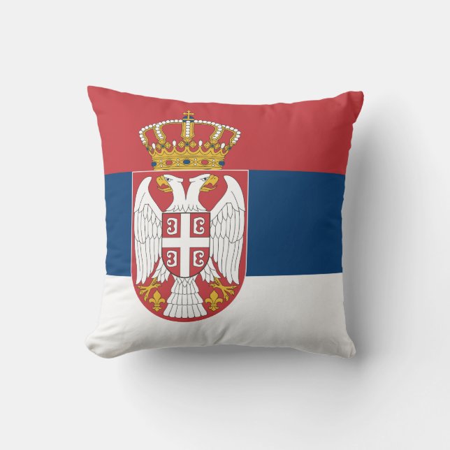 Almofada Bandeira da Sérvia (Frente)