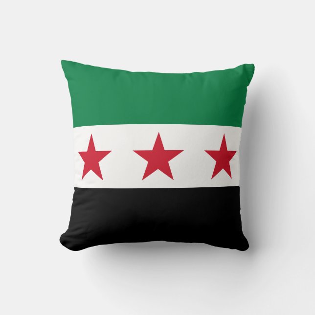 Almofada Bandeira da Síria (Frente)