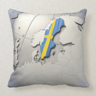 Almofada Bandeira da suecia