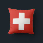Almofada Bandeira da Suiça<br><div class="desc">Bandeira da Suiça</div>