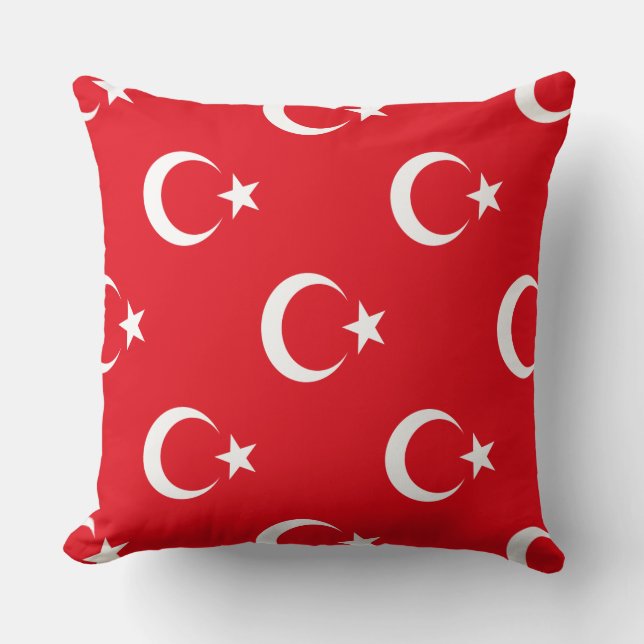 Almofada Bandeira da Turquia (Frente)