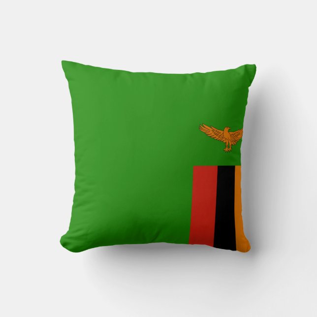 Almofada Bandeira da Zâmbia (Frente)
