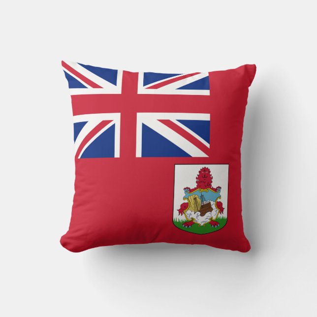 Almofada Bandeira das Bermudas (Frente)
