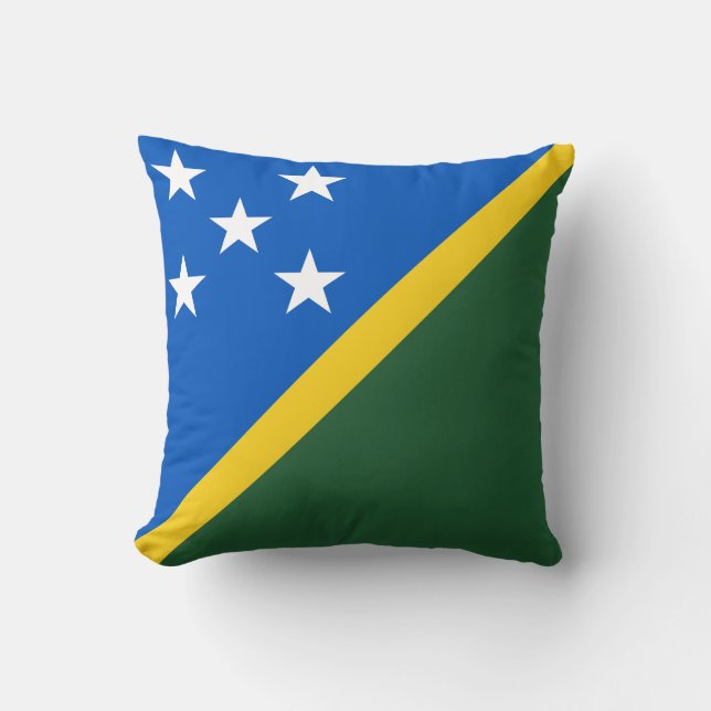 Almofada Bandeira das Ilhas Salomão (Frente)