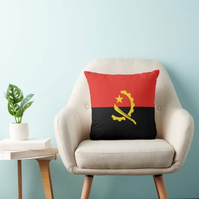 Almofada Bandeira de Angola (Cadeira)