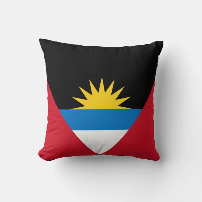 Almofada Bandeira de Antígua e Barbuda (Frente)