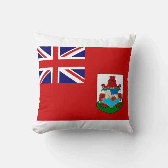 Almofada Bandeira de Bermuda (Frente)