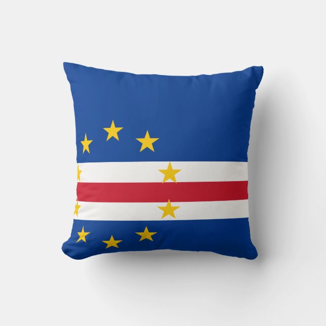 Almofada Bandeira de Cabo Verde (Frente)