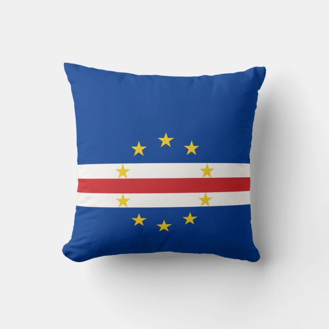 Almofada Bandeira de Cabo Verde (Frente)