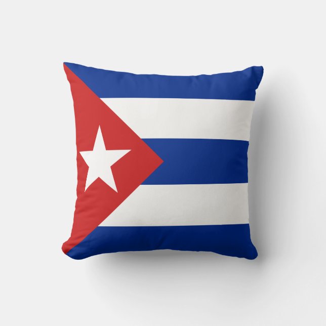 Almofada Bandeira de Cuba (Frente)