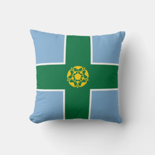 Almofada Bandeira de Derbyshire (Condado de England, Reino
