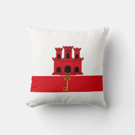 Almofada Bandeira de Gibraltar