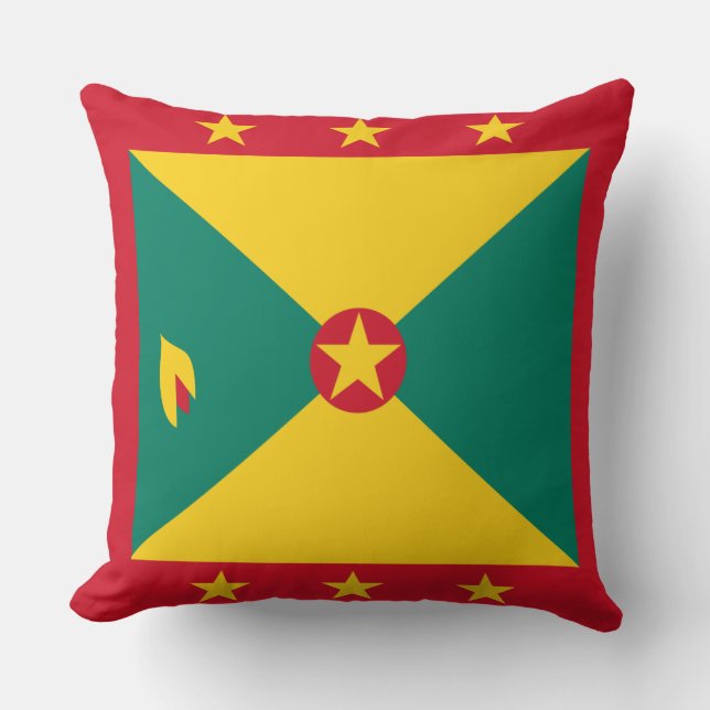 Almofada Bandeira de Grenada (Frente)