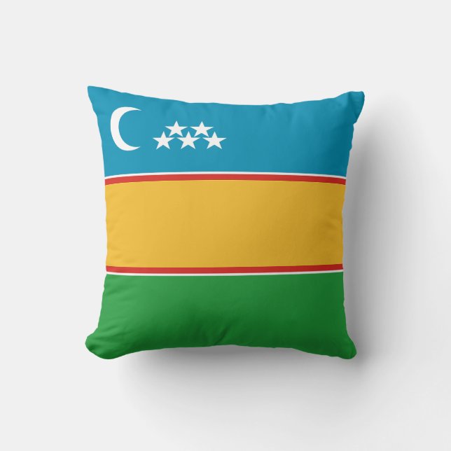 Almofada Bandeira de Karakalpakstan (Frente)