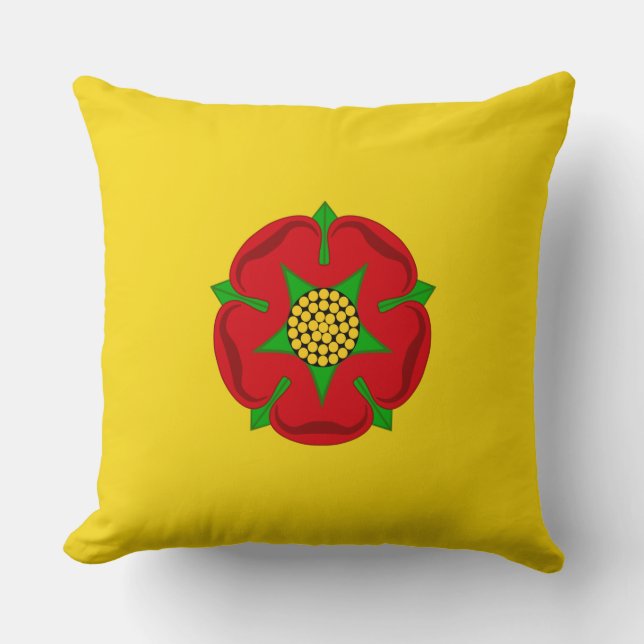 Almofada Bandeira de Lancashire (Frente)