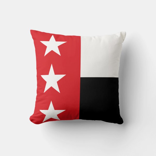 Almofada Bandeira de Laredo (Texas) (Frente)