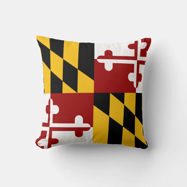 Almofada bandeira de Maryland (Frente)