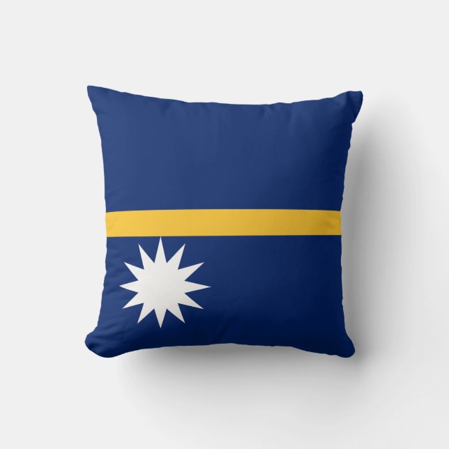 Almofada Bandeira de Nauru (Frente)