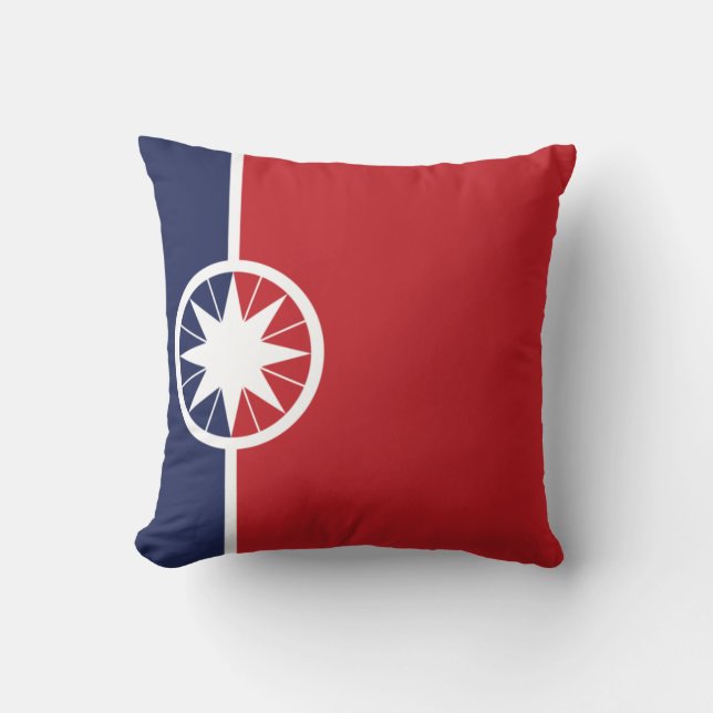 Almofada Bandeira de Norman (Oklahoma) (Frente)