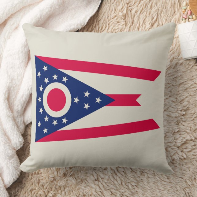 Almofada Bandeira de Ohio: A Bandeira do Estado Buckeye (Cobertor)