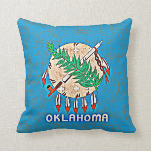 ALMOFADA BANDEIRA DE OKLAHOMA