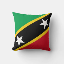 Almofada Bandeira de São Cristóvão e Nevis (Caribe)