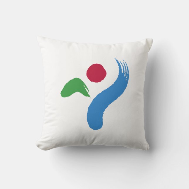 Almofada Bandeira de Seul (Coreia do Sul) (Frente)