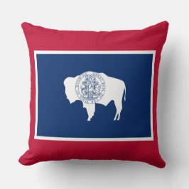 Almofada Bandeira de Wyoming