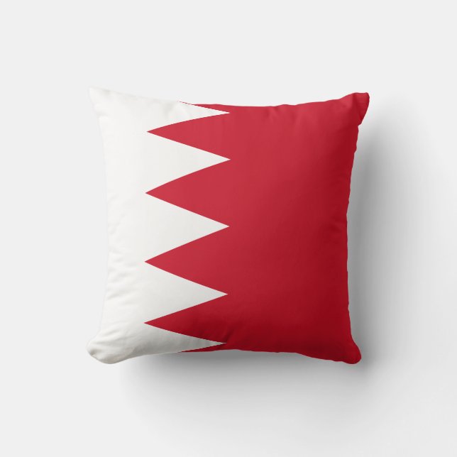 Almofada Bandeira do Bahrein (Frente)