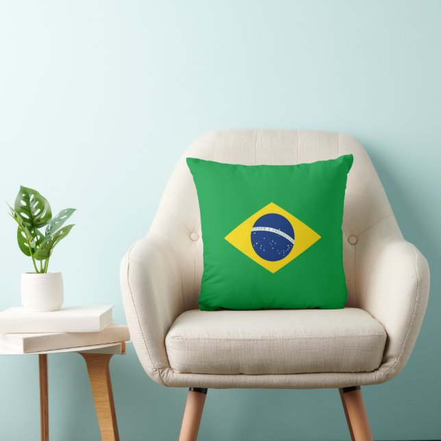 Almofada Bandeira do Brasil (Cadeira)