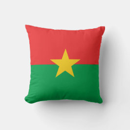 Almofada Bandeira do Burkina Faso