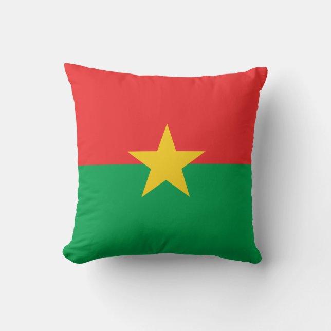 Almofada Bandeira do Burkina Faso (Frente)