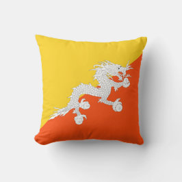 Almofada Bandeira do Butão (Butão) (Dragão do Trovão)