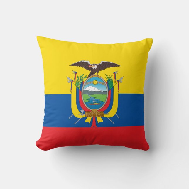Almofada Bandeira do Equador (Frente)