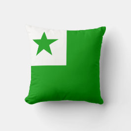 Almofada Bandeira do Esperanto