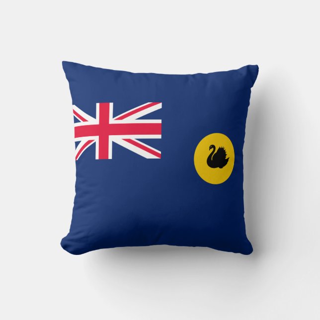 Almofada Bandeira do Estado da Austrália Ocidental (Frente)